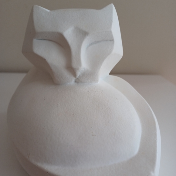 Karin Swildens Austin Production Sculpture Cubist Cat - Picture 8 of 13